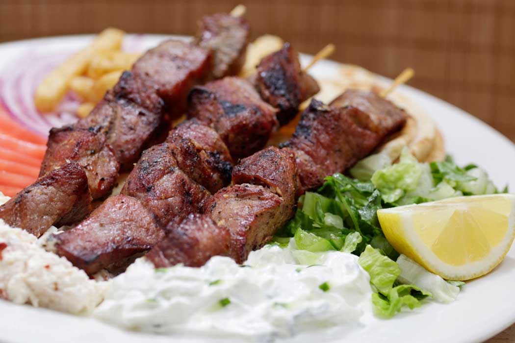 Souvlaki Pork Platter