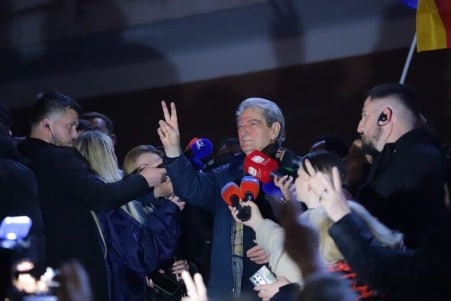 Albania Opposition Protest Turns Violent