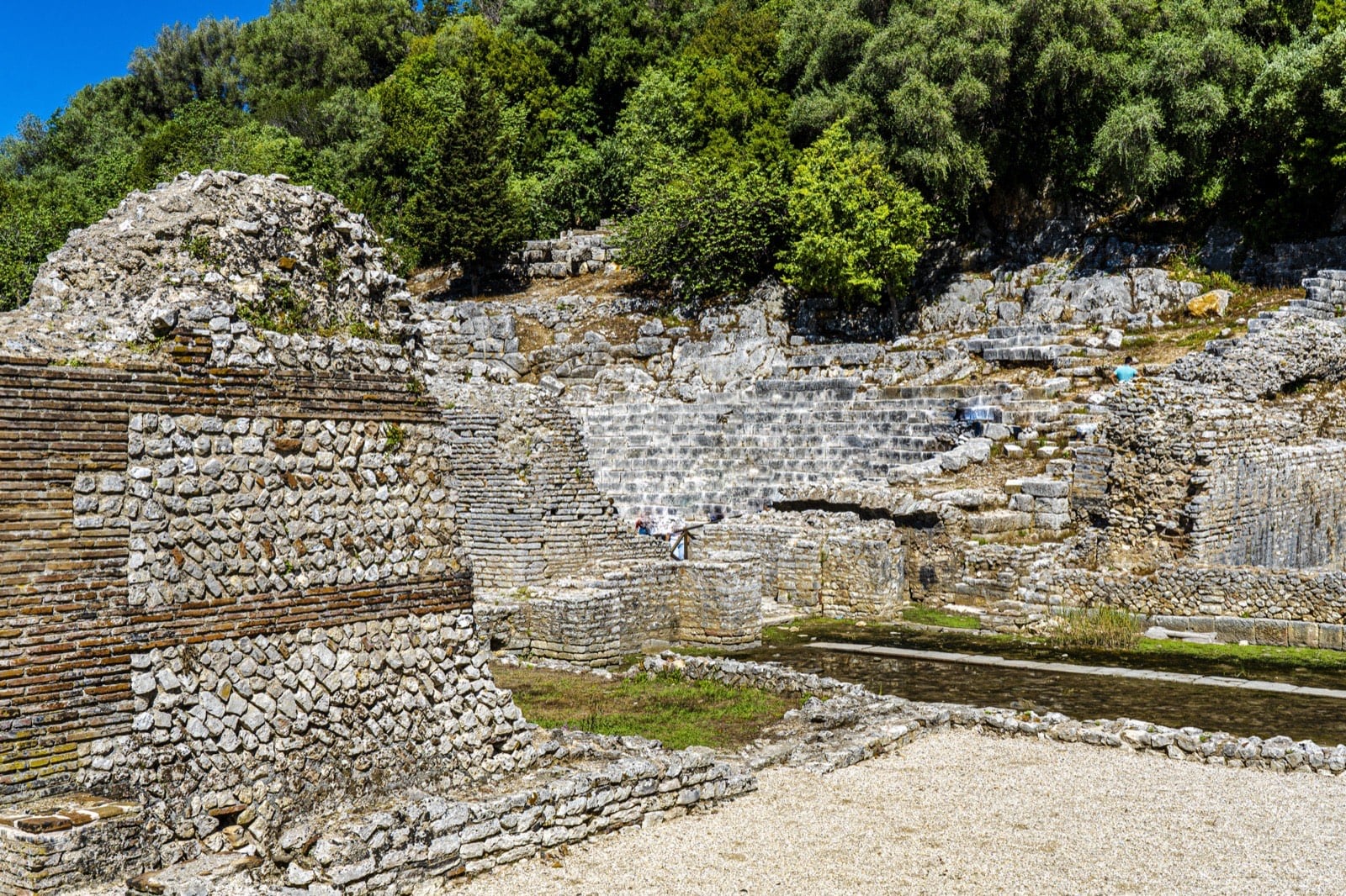 Ancient Greek and Roman era ruins, the world of King Pyrrhus of Epirus